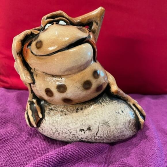 Crazy Day! Frog on a Rock! - Picture 1 of 9